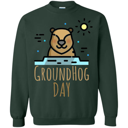 Happy Groundhog Day T-shirt Feb 2nd Forest Green