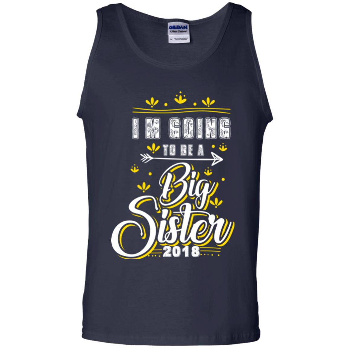Family T-shirt I'm Going To Be A Big Sister 2018 Navy