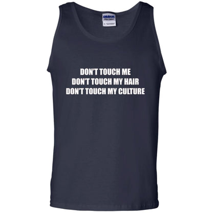 Don_t Touch Me Don_t Touch My Hair T-shirt Navy