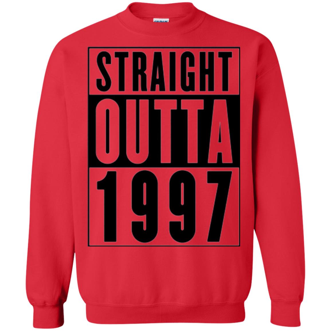 Straight Outta 1997 Cool 21st Birthday T-shirt Red