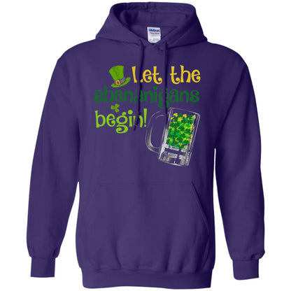 Let The Shenanigans Begin St. Patrick_s Day T-shirt Purple