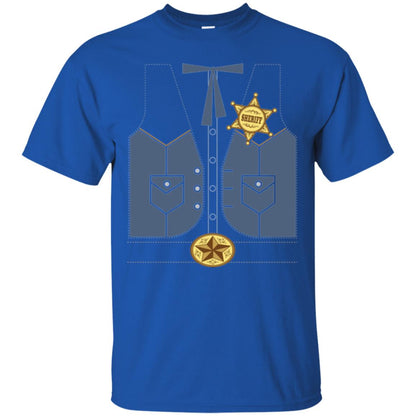 Western Cowboy Sheriff T-shirt Royal