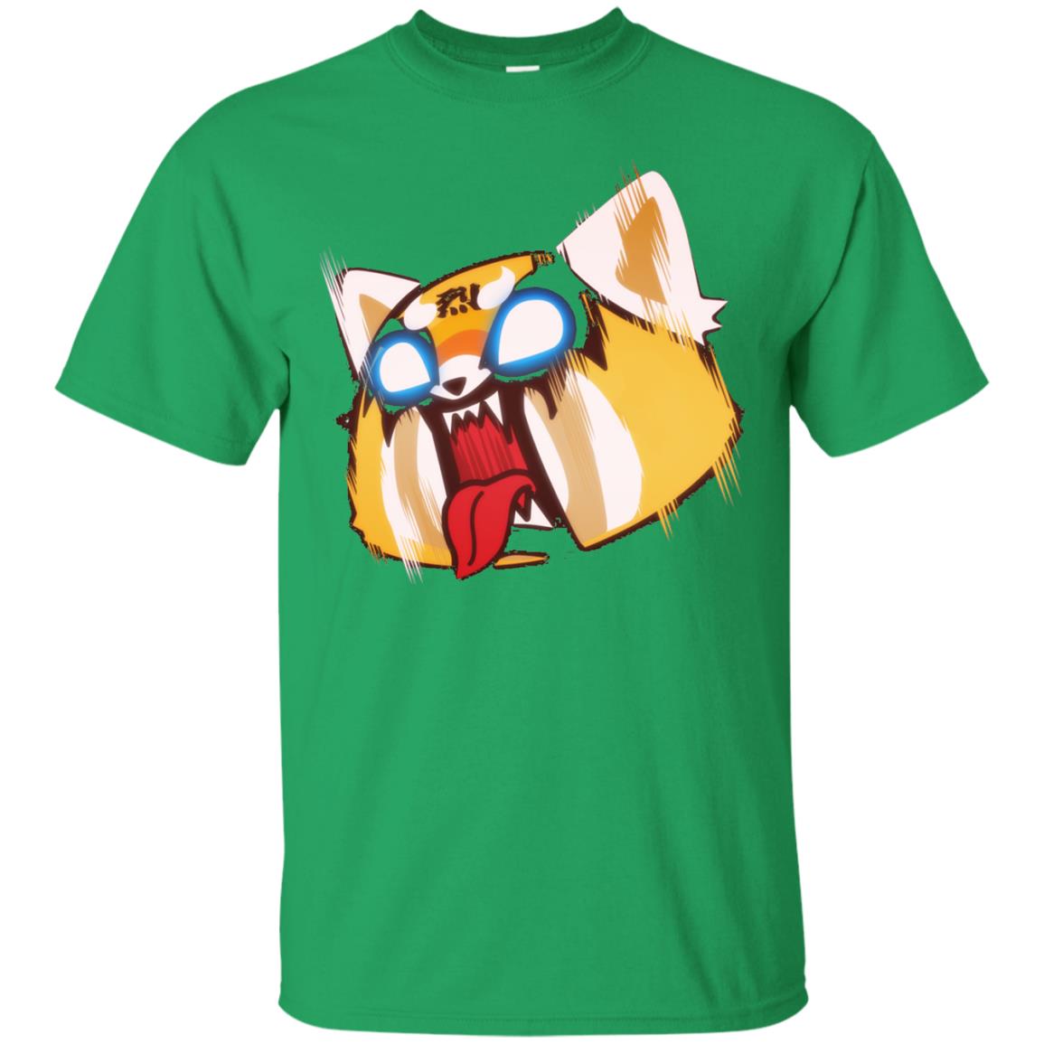 Aggretsuko Screaming Rage Tee Shirt Irish Green