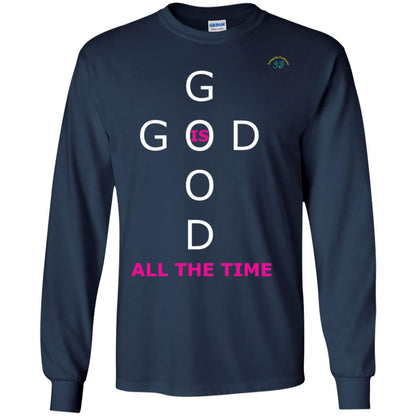 God Is Good All The Time Premium T-shirt Navy