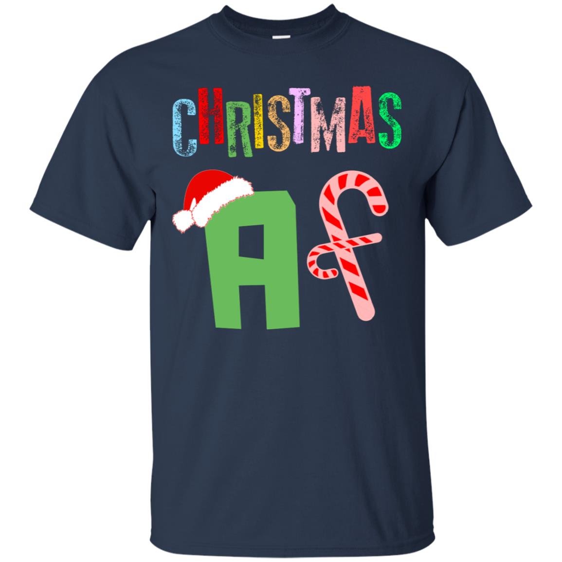 Chrismas Af X-mas Gift Shirt For Mens Or Womens Navy
