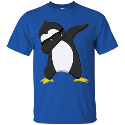 Christmas T-shirt Dabbing Penguin T-shirt Royal