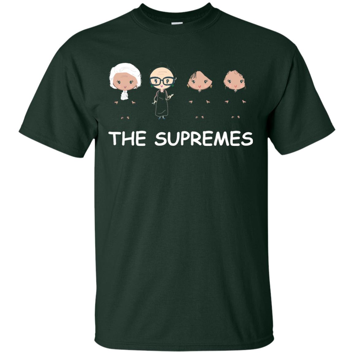 The Supremes Ruth Bader Ginsburg Music Fan T-shirt Forest