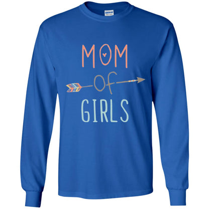 Mommy T-shirt Mom Of Girls Royal