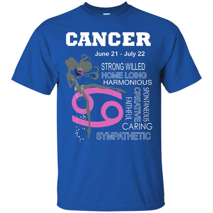 Cancer Strong Willed Home Loing Harmonious Faithful Creative Spontaneous Caring Sympathetic Royal