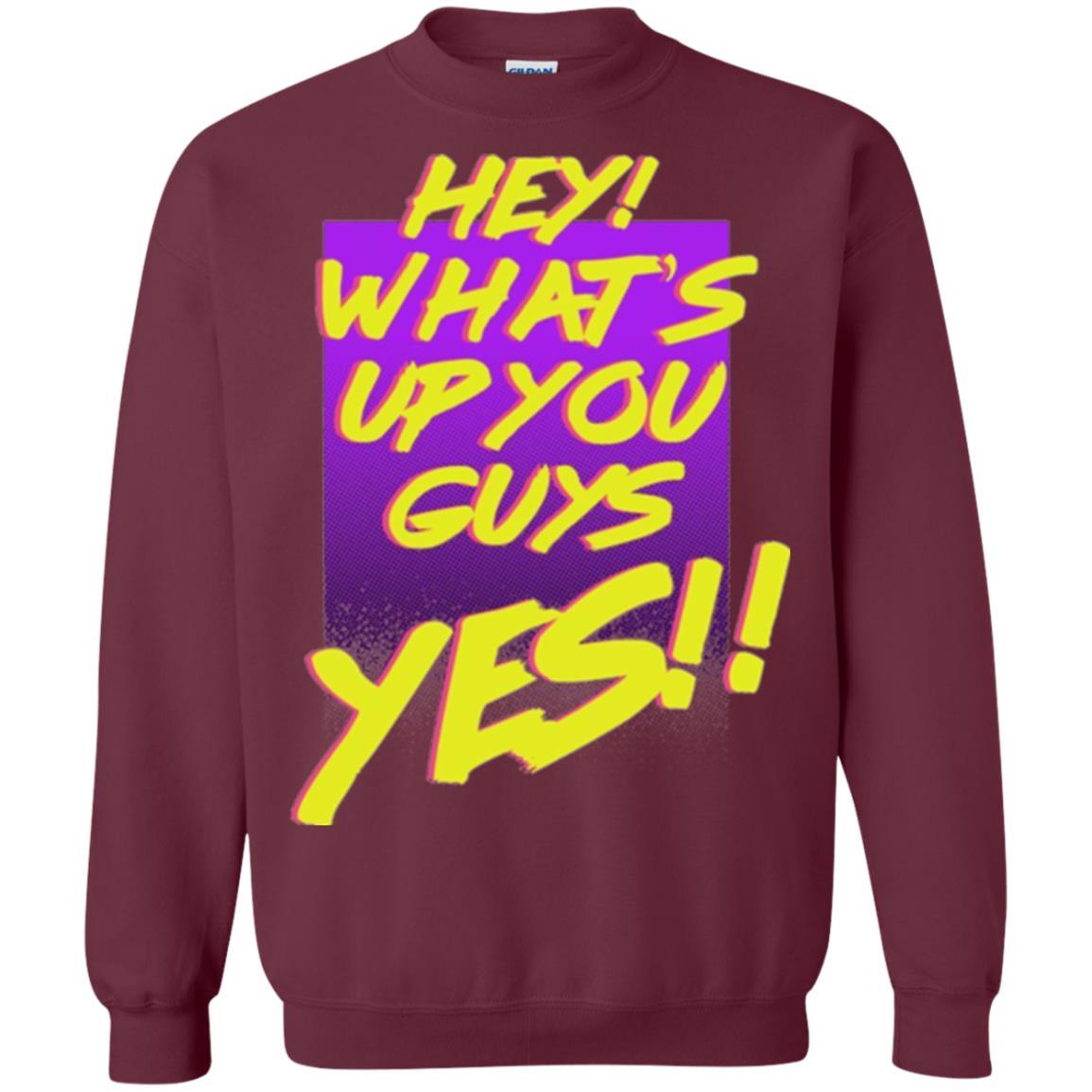 Shane Dawson T-shirt Hey What's Up You Guys Yes Maroon