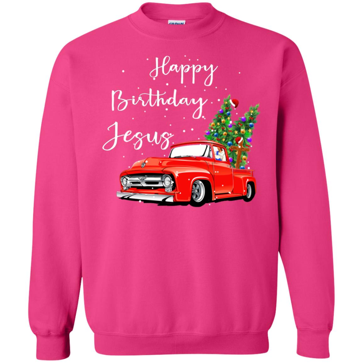 Happy Birthday Jesus Christian Christ X-mas Gift Shirt Heliconia