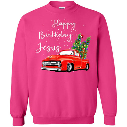 Happy Birthday Jesus Christian Christ X-mas Gift Shirt Heliconia
