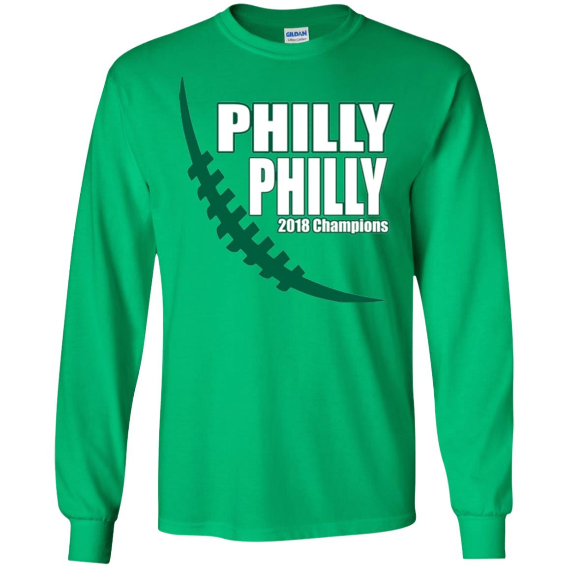 Football Lover T-shirt Philly Philly 2018 Championship Irish Green