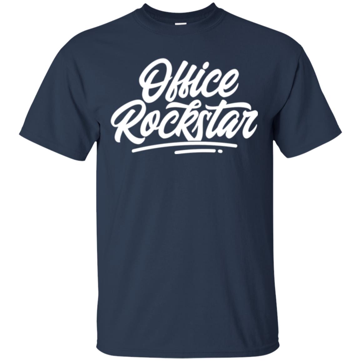 Office Rockstar T-shirt Administrative Professionals Day Navy