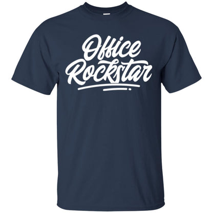 Office Rockstar T-shirt Administrative Professionals Day Navy
