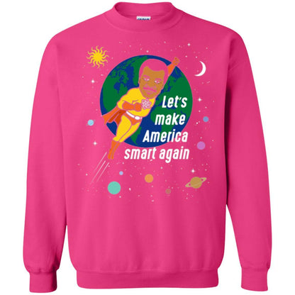 Astronomy T-shirt Let's Make America Smart Again Heliconia