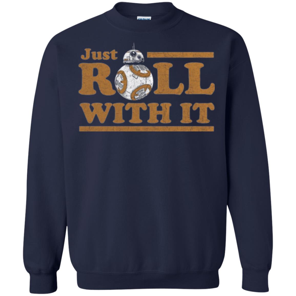 Movie T-shirt Just Roll With You Navy