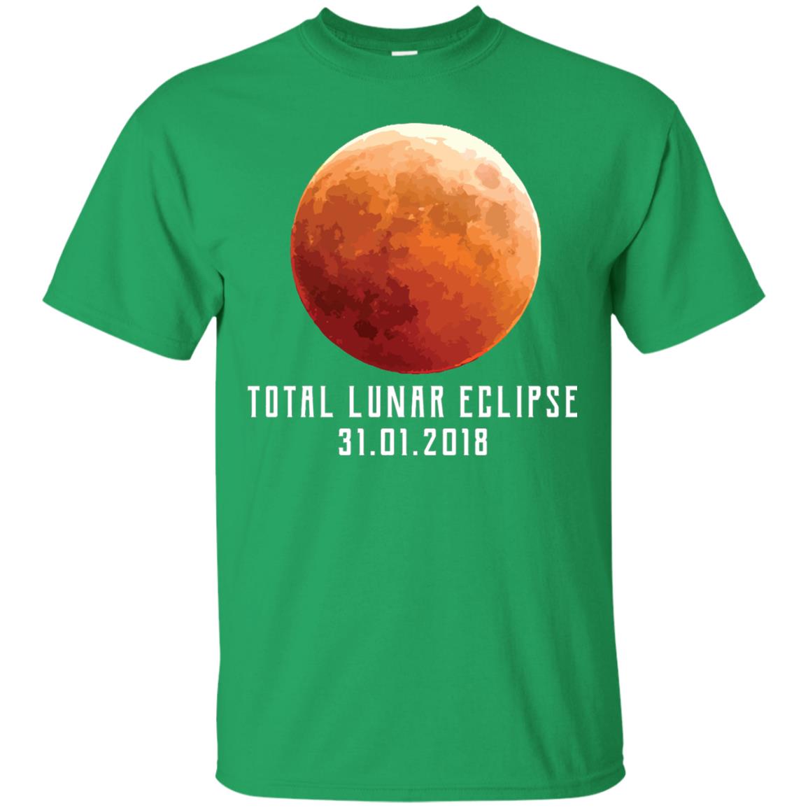 Total Lunar Eclipse Shirt 2018 Astronomy Gift Blood Moon Irish Green