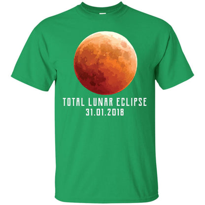 Total Lunar Eclipse Shirt 2018 Astronomy Gift Blood Moon Irish Green