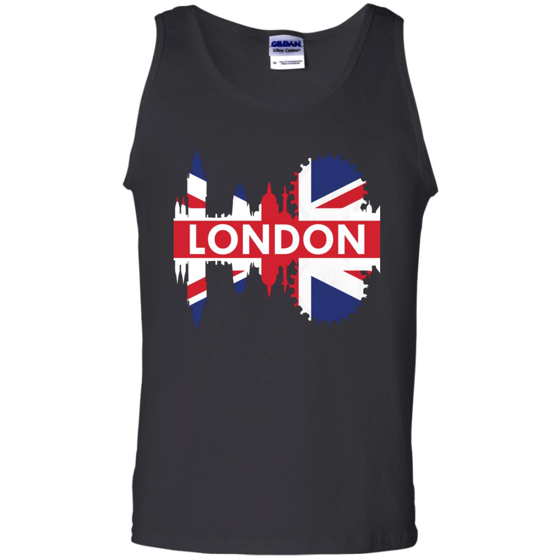 Flag Of United Kingdom London Gift Shirt For Britain Black