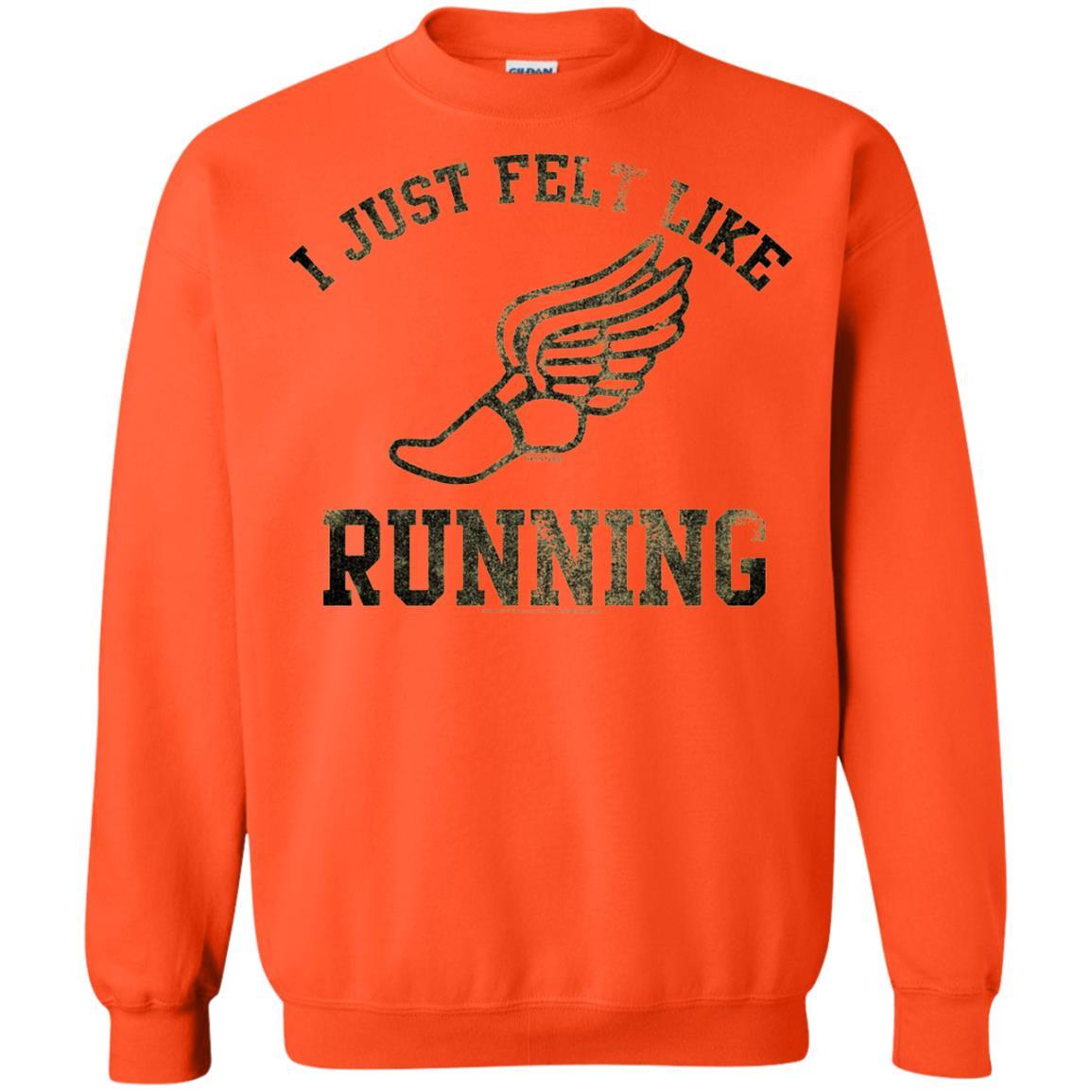 Movie T-Shirt I Just Felt Like Running Orange
