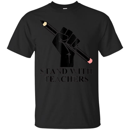 Colorado Teachers Stand With Teachers Educator Strike Shirt Black