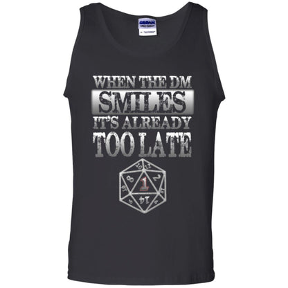 When The Dm Smiles It_s Too Late T-shirt Black