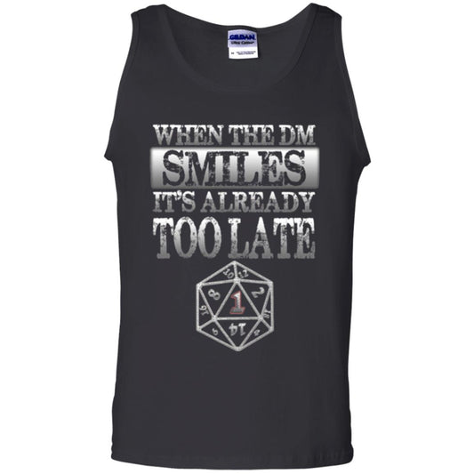 When The Dm Smiles It_s Too Late T-shirt Black