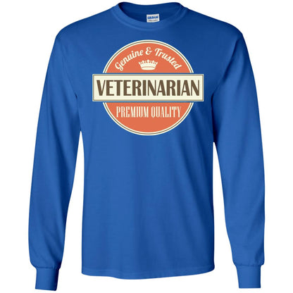 Veterinarian T-shirt Genuine And Trusted Permium Quality Royal