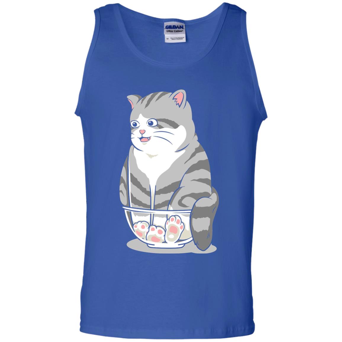 Cat Smile Cat Lover T-shirt Royal