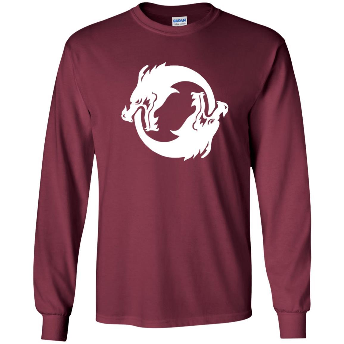 Dargon Lovers T-shirt Overwatch Hanzo Seal Spray Maroon