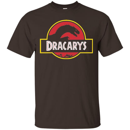 Dinosaur T-shirt Dracarys Dragon Parody Dark Chocolate