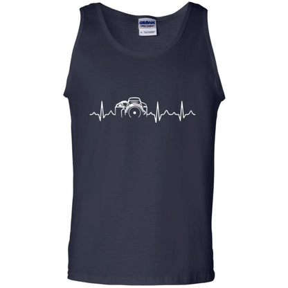 Photographer T Shirt Heartbeat Photography Navy