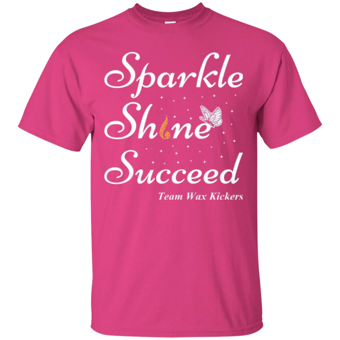 Sparkle Shine Succeed T-shirt Heliconia