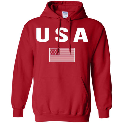 American Flag Us America United States T-shirt Red