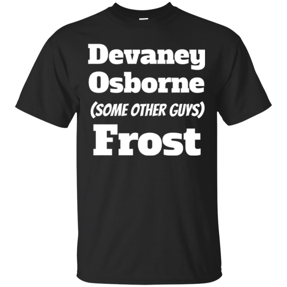Devaney Osborne Some Other Guys Frost T-shirt Black
