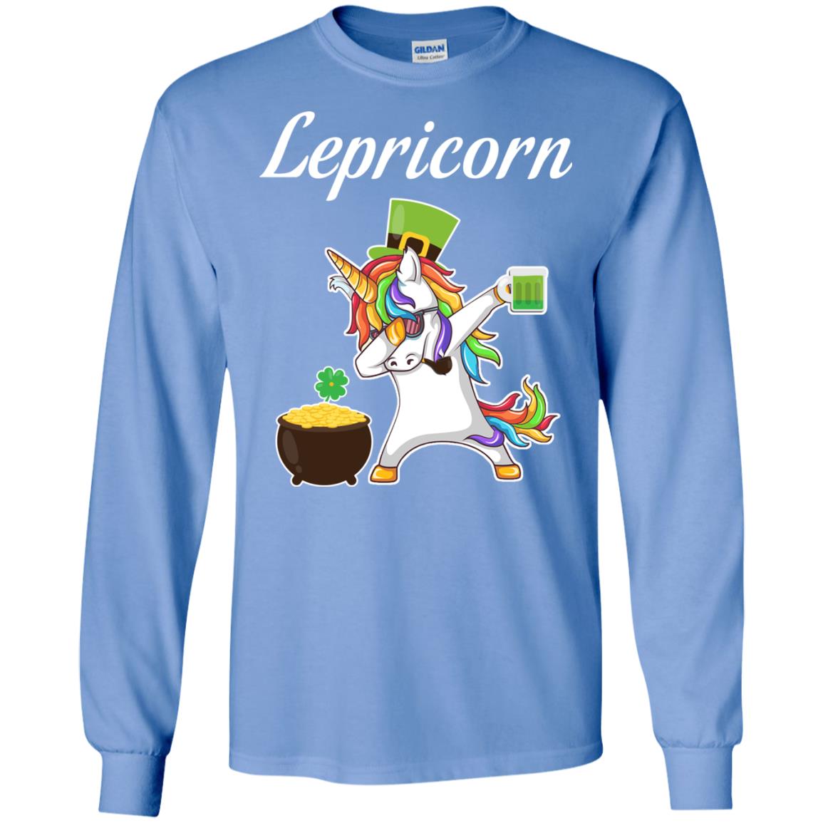 Lepricorn Saint Patrick's Day T-shirt Carolina Blue