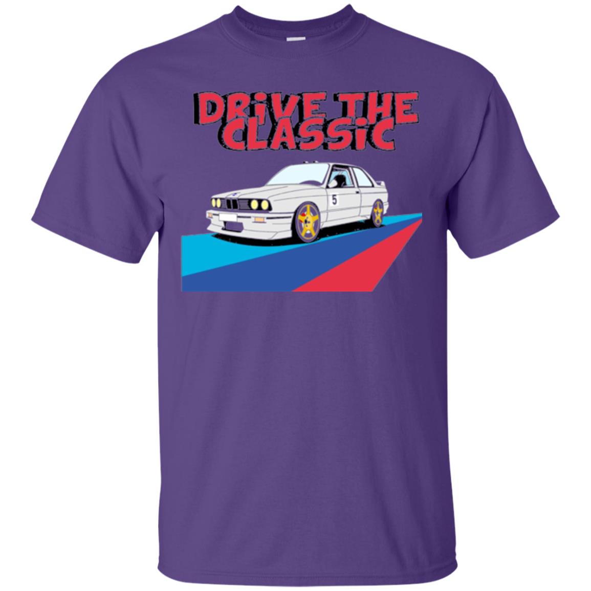 Classic Drive Vintage Collectors Bmw Lovers T-shirt Purple