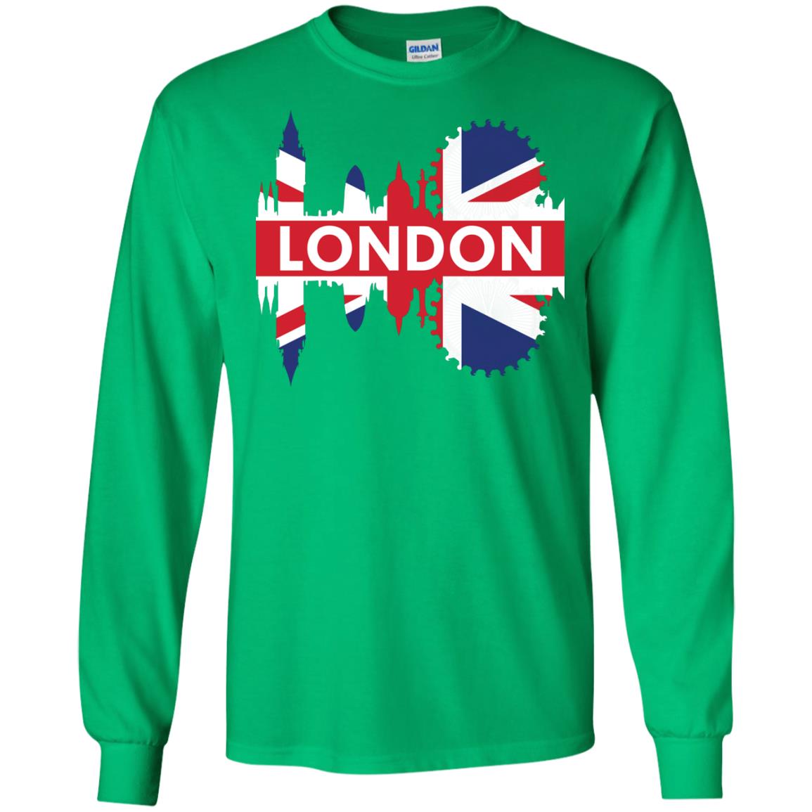 Flag Of United Kingdom London Gift Shirt For Britain Irish Green
