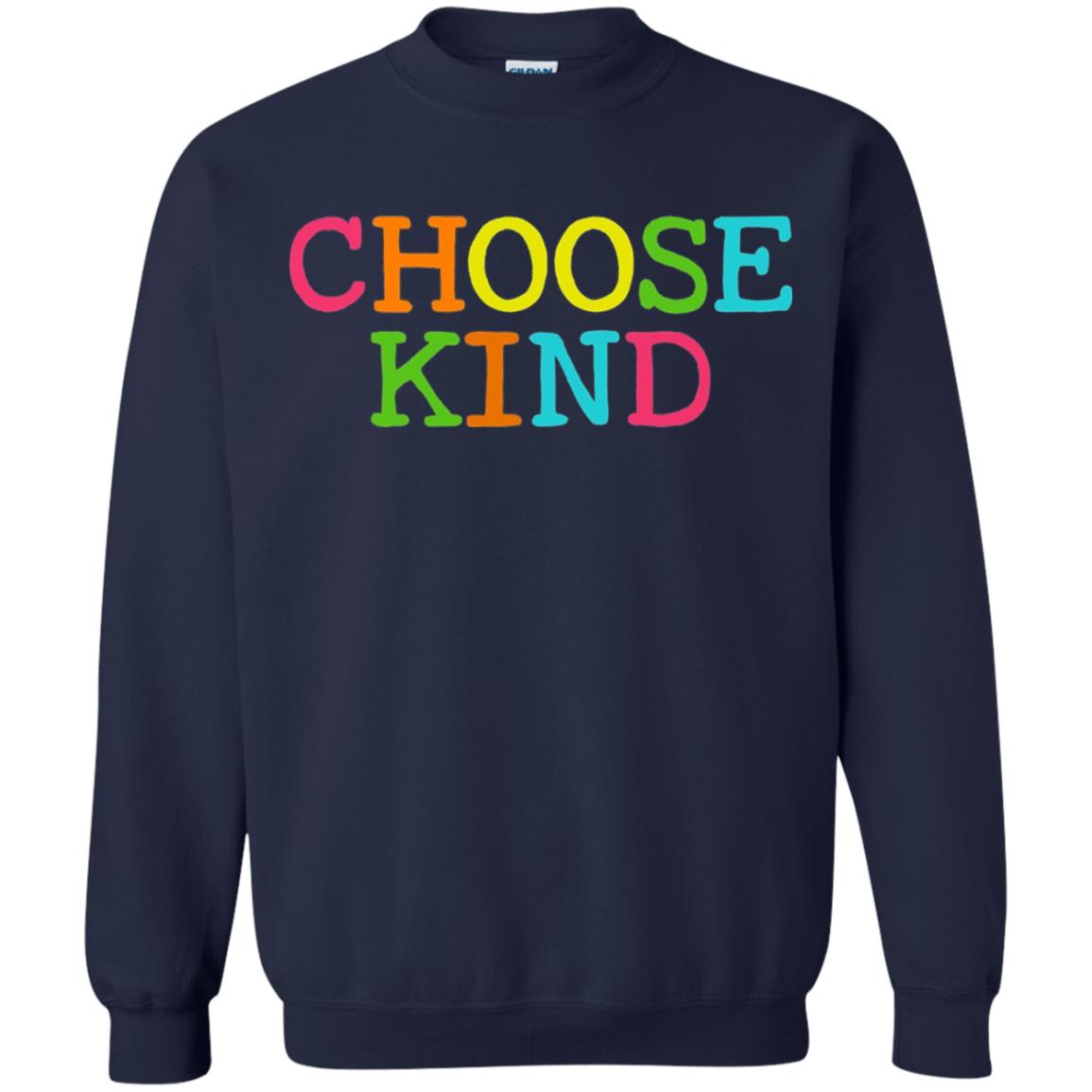 Choose Kind Be Kind Anti Bullying T-shirt Navy