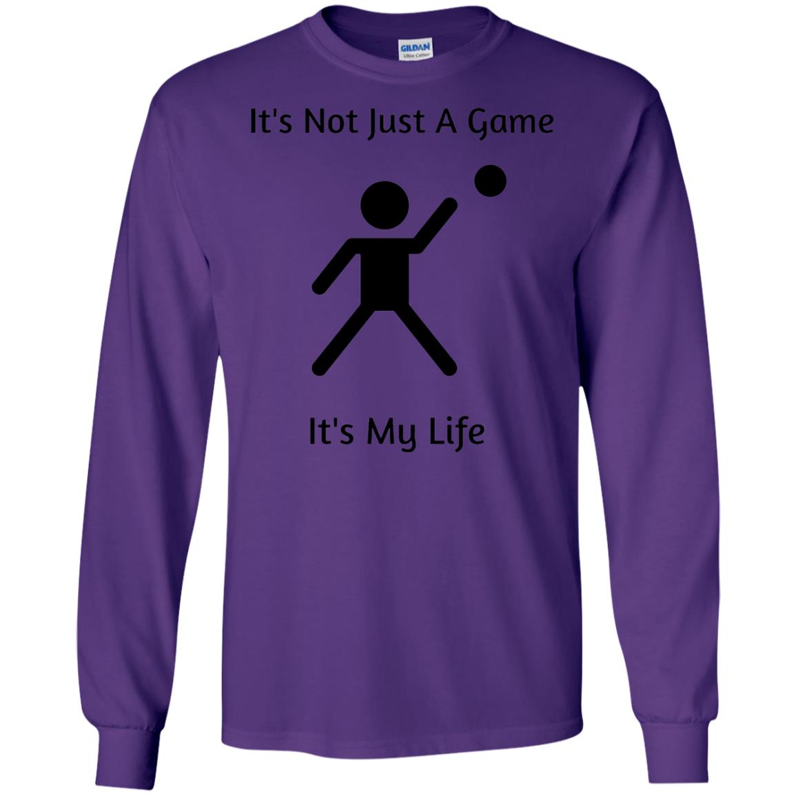 Basketball Shirt Its Not Just A Game Its My Life Purple