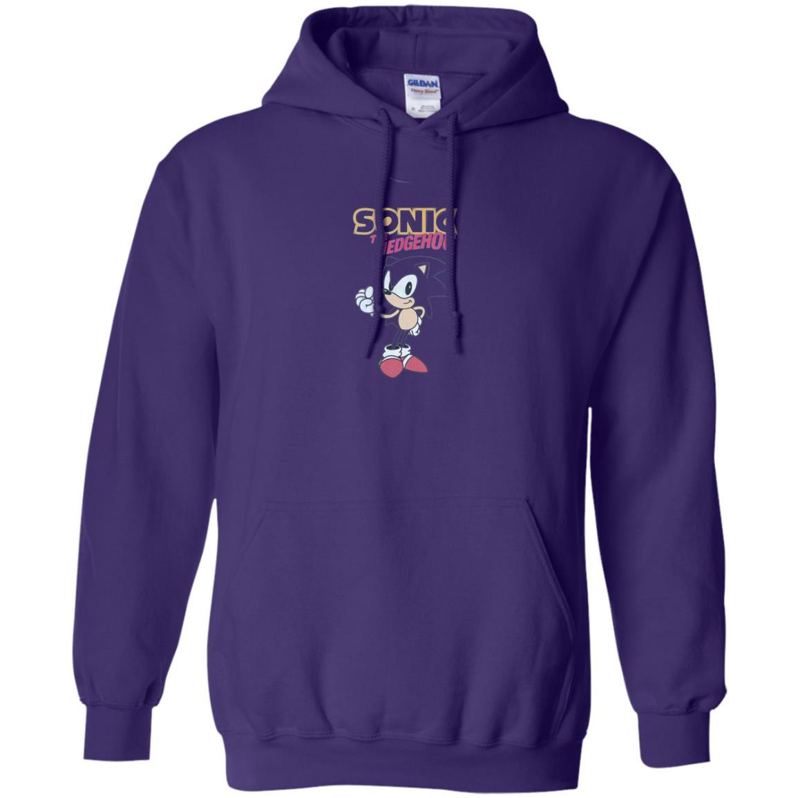 Movie T-Shirt Sonic The Hedgehog Purple