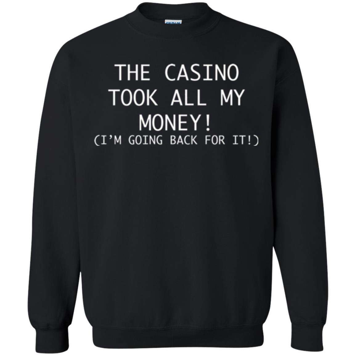 Gambler T-shirt The Casino Took All My Money Black