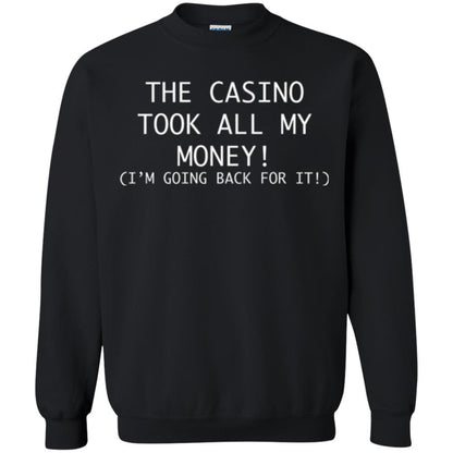 Gambler T-shirt The Casino Took All My Money Black