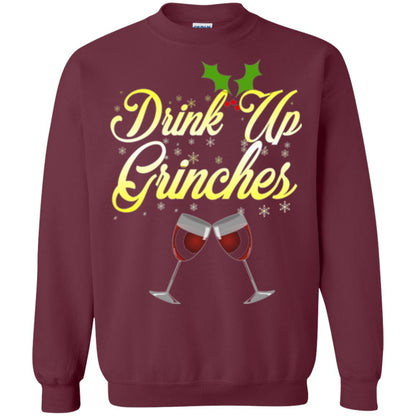 Christmas T-shirt Drink Up Grinches Maroon