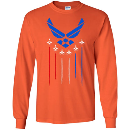 Air Force America Military Shirt Orange