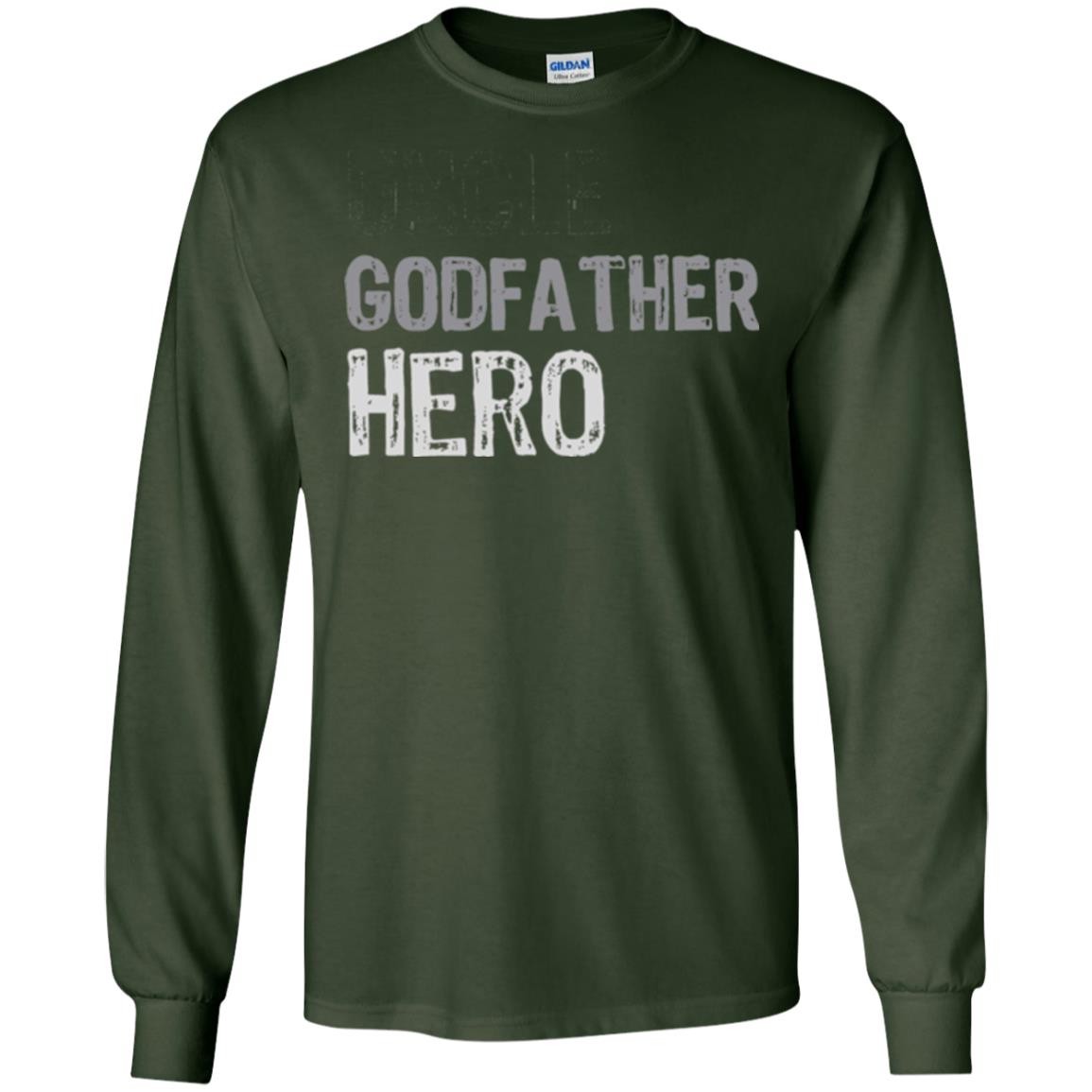 Uncle T-shirt Uncle Godfather Hero Forest Green