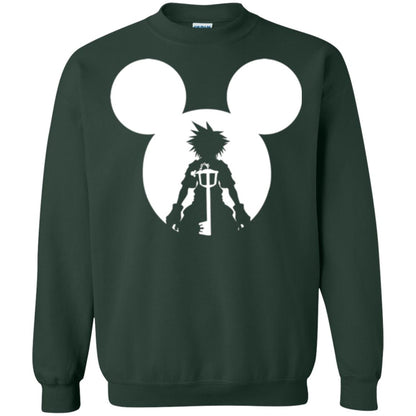 Mickey Lovers T-shirt Disney Kingdom Hearts Forest Green