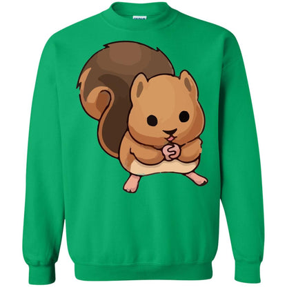 Cute Squirrel Graphic T-shirt Irish Green