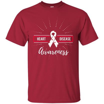 Heart Disease Awareness T-shirt Cardinal